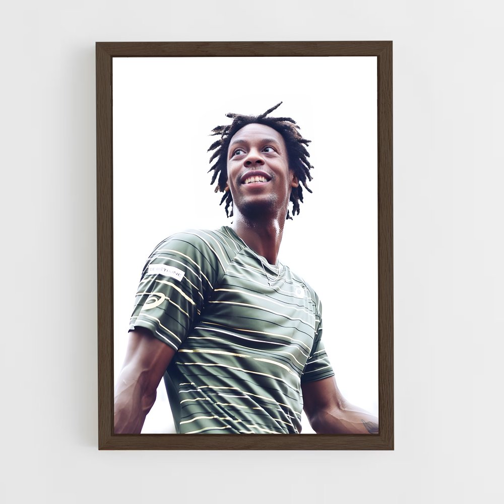 Poster Le Champion aux Dreads – affiche Tennis (vue 5)